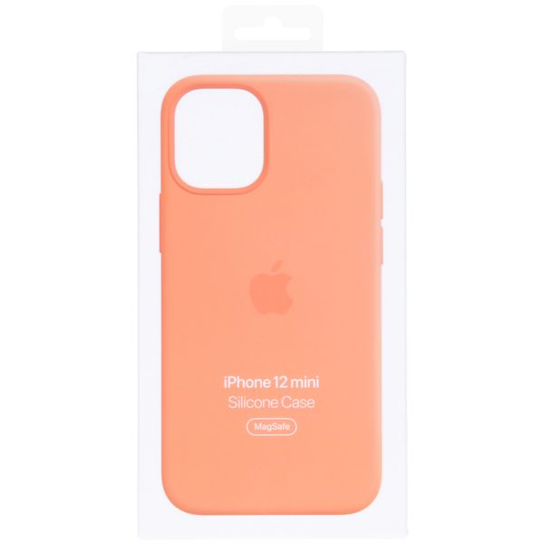 Apple Silikon-Case MagSafe Apple iPhone 12 Mini - Kumquat