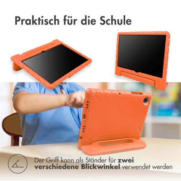 imoshion Schutzhülle mit Handgriff kindersicher Lenovo Tab P11 / P11 Plus - Orange
