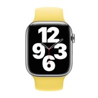 Apple Silikon Solo Loop für das  Apple Watch | 44/45/46/49 mm - Größe 9 - Lemon Zest