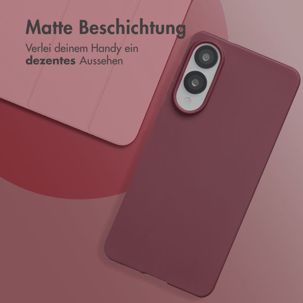 imoshion TPU Color Cover Samsung Galaxy S25 Edge - Wine Red