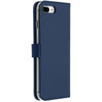 Selencia Echtleder Klapphülle Blau für iPhone 8 Plus / 7 Plus