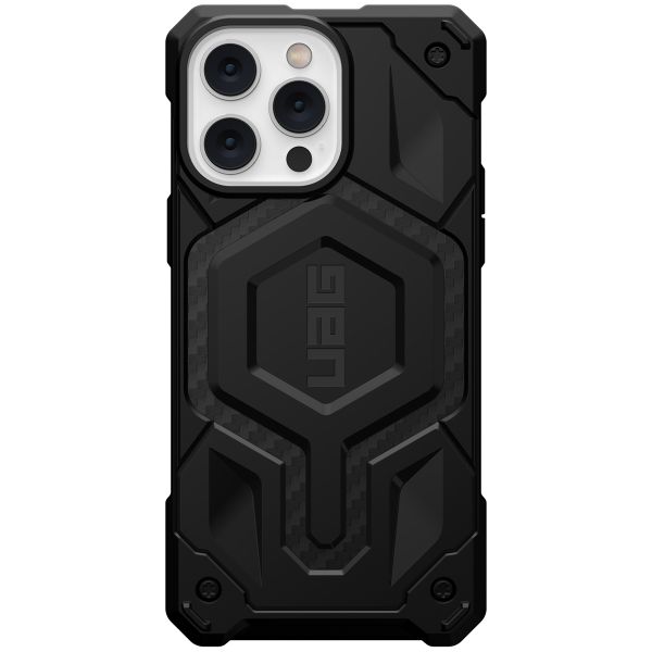 UAG Monarch Backcover MagSafe für das iPhone 14 Pro Max - Carbon Fiber