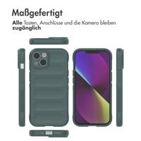 imoshion EasyGrip Back Cover für das iPhone 14 - Dunkelgrün