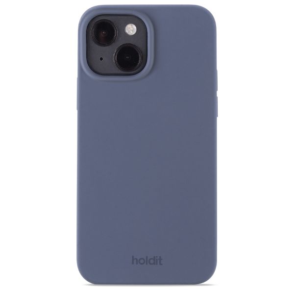 Holdit Silicone Case für das iPhone 15 - Pacific Blue