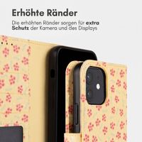 imoshion Design Klapphülle Apple iPhone 12 (Pro) - Sunny Yellow Petite Flowers