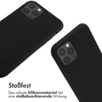 imoshion Silikonhülle mit Band für das iPhone 11 Pro - Schwarz