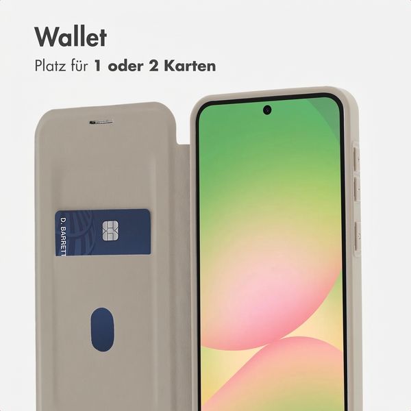 imoshion Transparente Bookcase mit MagSafe Samsung Galaxy A57 (5G) - Beige