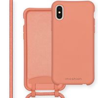 imoshion Color Backcover mit abtrennbarem Band iPhone Xs / X - Peach