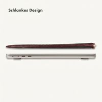 Selencia Croco Laptop Hülle 11 Zoll - Tablet / Laptop Sleeve - Burgundy