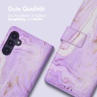 imoshion ﻿Design Klapphülle für das Samsung Galaxy A54 (5G) - Purple Marble