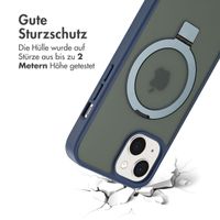 Accezz Ring Stand Backcover mit MagSafe Apple iPhone 15 - Blau