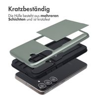 imoshion Backcover mit Kartenfach Samsung Galaxy S25 FE - Grün