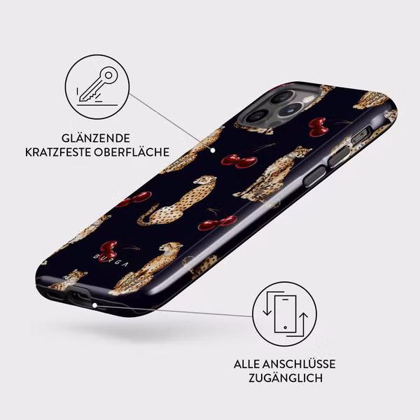 Burga Tough Back Cover MagSafe Apple iPhone 12 (Pro) - Cougar