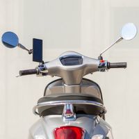 SP Connect Mirror Mount Pro SPC+ - Handyhalterung für Motorrad und Roller – Spiegelbefestigung – Verstellbar - Schwarz