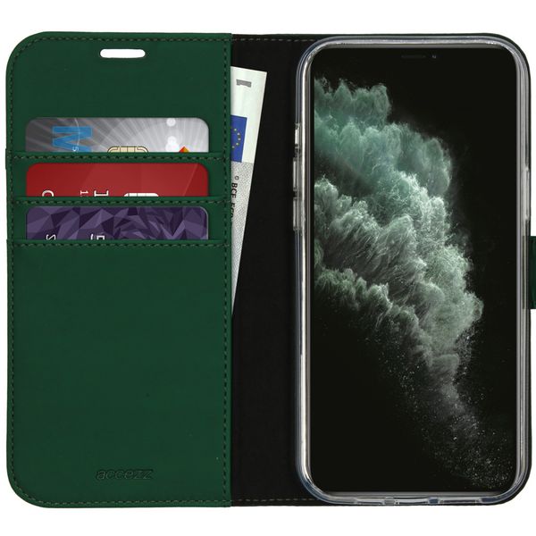 Accezz Wallet TPU Klapphülle Apple iPhone 12 Pro Max - Grün