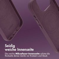 Accezz MagSafe Leather Backcover Apple iPhone 15 Pro - Heath Purple