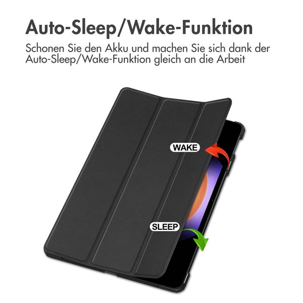 imoshion Trifold Klapphülle Xiaomi Pad 6S Pro 12.4 - Schwarz