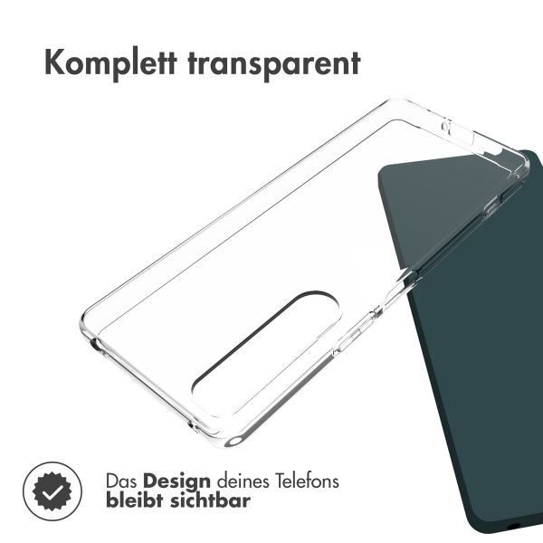 Accezz TPU Clear Cover für das Sony Xperia 1 IV - Transparent