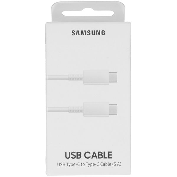 Samsung Original USB-C auf USB-C Kabel - 5A - 1 Meter - Weiß