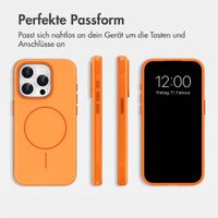 imoshion Color Backcover mit Thin MagSafe Ring Apple iPhone 15 Pro - Orange