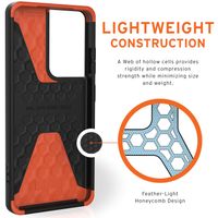 UAG Civilian Backcover Samsung Galaxy S21 Ultra - Schwarz