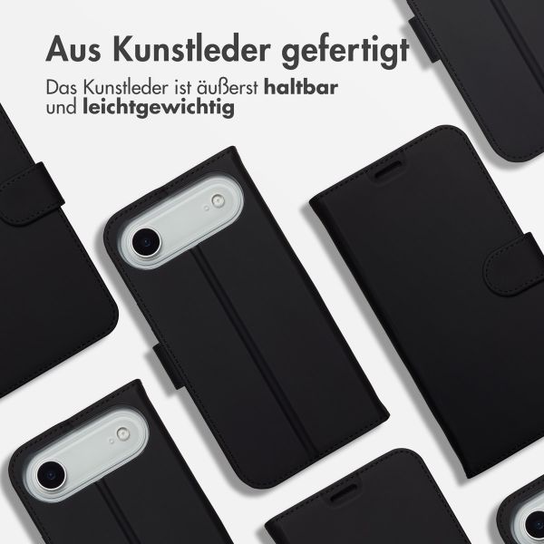 Accezz Wallet TPU Klapphülle Apple iPhone Air - Schwarz