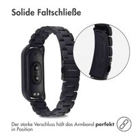 imoshion Edelstahlarmband für das Xiaomi Mi Band 3 / 4 - Schwarz