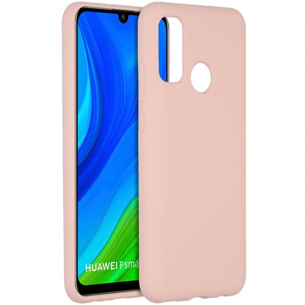 Accezz Liquid Silikoncase für das Huawei P Smart (2020) - Rosa