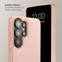 Selencia Nova HandyHülle mit Kordel und Kartenhalter Samsung Galaxy S26 Ultra - Dusty Rose
