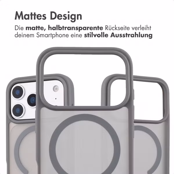 imoshion Color Guard Back Cover mit MagSafe Apple iPhone 18 Pro / 17 Pro - Grau