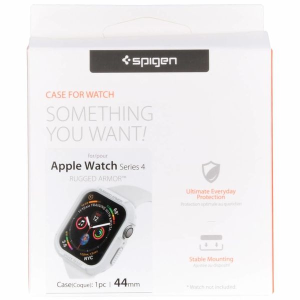 Spigen Rugged Armor™ Case für die Apple Watch Series 4-6 / SE - 44 mm - Weiß