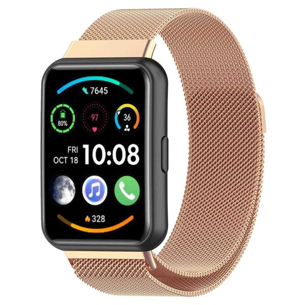 imoshion Mailändische Magnetarmband für das Huawei Watch Fit 2 - Rose Gold