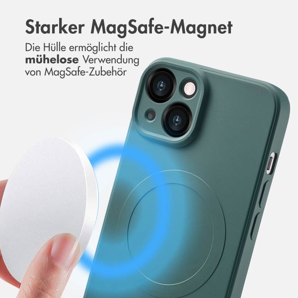 imoshion Color Back Cover mit MagSafe Apple iPhone 14 - Dunkelgrün