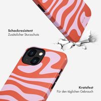 Selencia Vivid Tough Back Cover für das Apple iPhone 13 - Dream Swirl Pink
