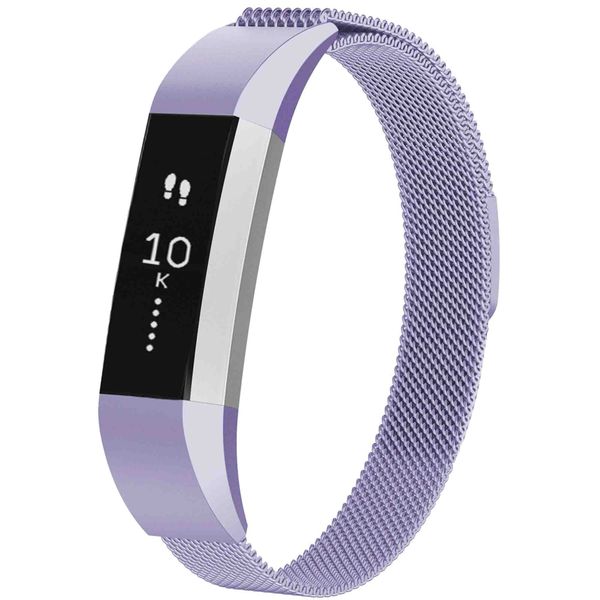 imoshion Mailändische Magnetarmband für das Fitbit Alta (HR) - Größe S - Violett