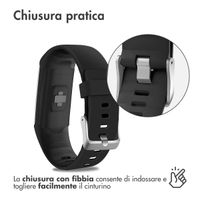 imoshion Silikonband für das  Polar A360 / A370 - Schwarz