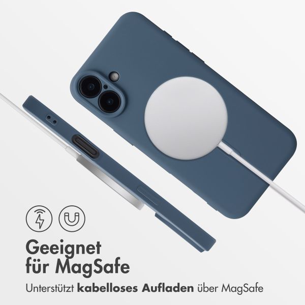 imoshion Color Back Cover mit MagSafe für das iPhone 16 Plus - Dunkelblau