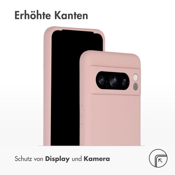 Accezz Liquid Silikoncase für das Google Pixel 8 Pro - Rosa