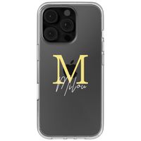 Personalisierte Hülle mit Buchstaben Apple iPhone 16 Pro Max - Transparent