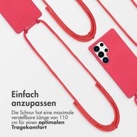 imoshion Color Backcover mit abnehmbarem Handykette und MagSafe Samsung Galaxy S25 Ultra - Red Raspberry