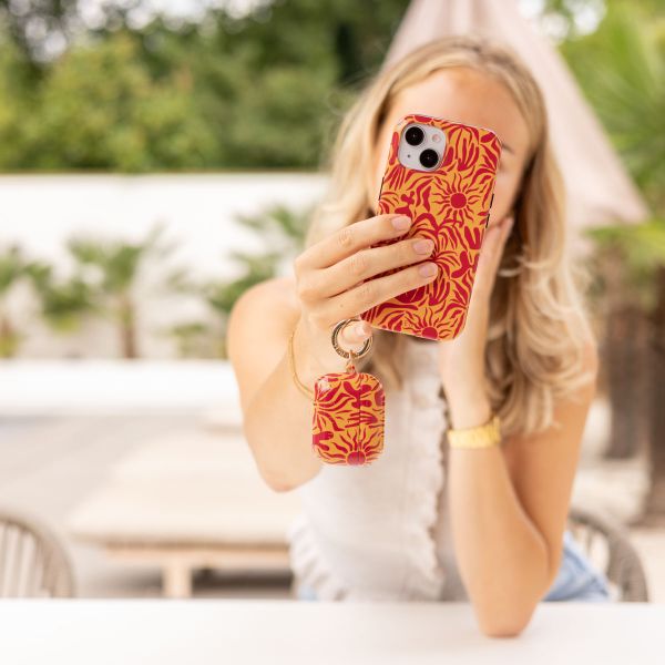 Selencia Vivid Case  Apple Airpods Pro 3 - Tropical Vibes Apricot