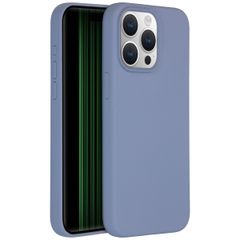 Accezz Liquid Silikoncase für das iPhone 15 Pro Max - Lavender Grey