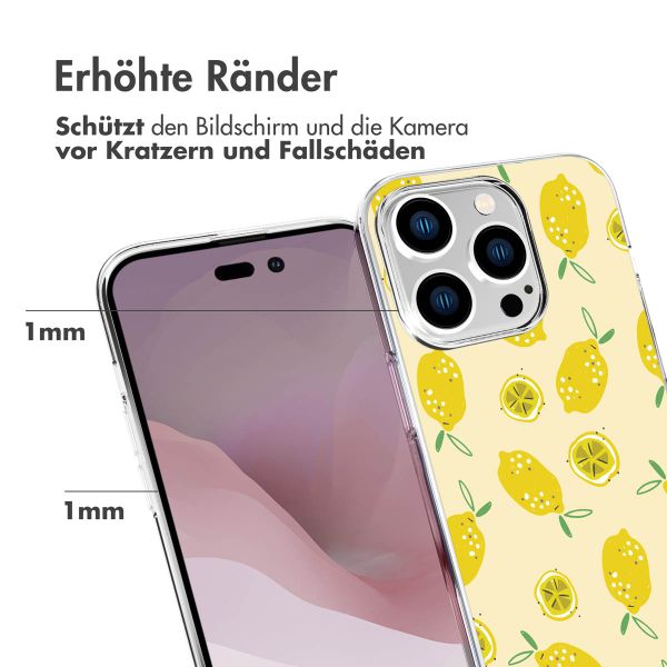 imoshion Design Hülle iPhone 14 Pro - Lemons