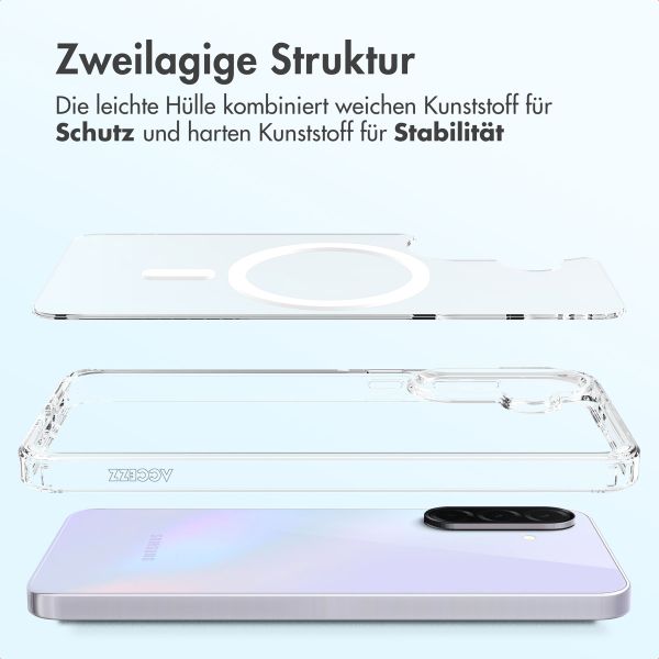 Accezz Xtreme Impact Backcover mit MagSafe Samsung Galaxy A36 - Transparent