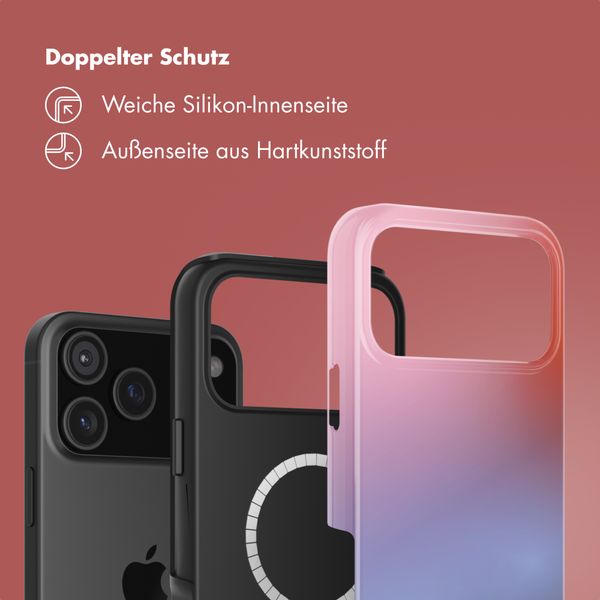 Selencia Vivid Rückabdeckung mit MagSafe Apple iPhone 17 Pro - Gradient Soft Blush