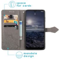 imoshion Mandala Klapphülle für das Nokia G11 / G21 - Grau