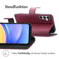imoshion Luxuriöse Klapphülle Samsung Galaxy A15 (5G/4G) - Bordeaux
