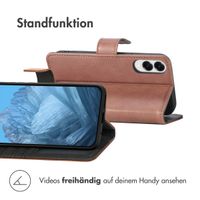 imoshion Luxuriöse Klapphülle Samsung Galaxy S25 Edge - Braun