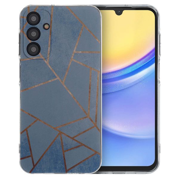 imoshion Design Hülle für das Samsung Galaxy A15 (5G/4G) - Blue Graphic