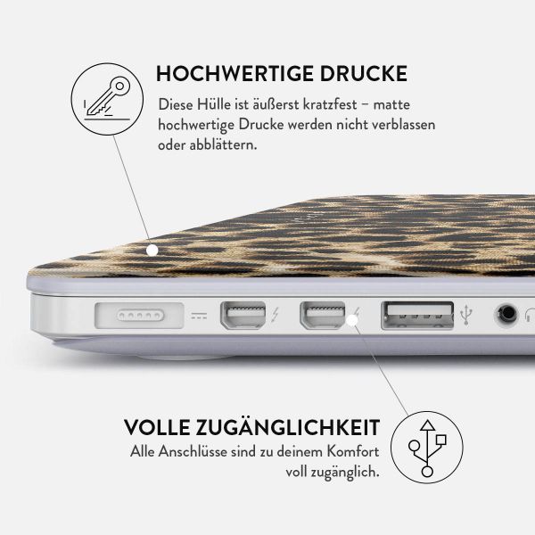 Burga Hardshell Hülle MacBook Air 13 Zoll (2022 / 2024 M3 chip / 2025 M4 chip) - A2681 / A3113 / A3240 - Player